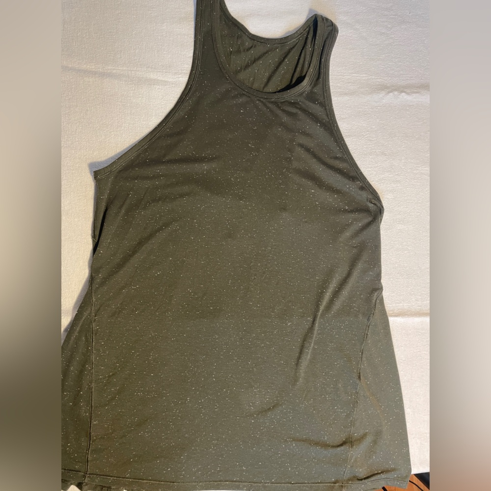 Lululemon Athletica Dark Green Speckled Tank